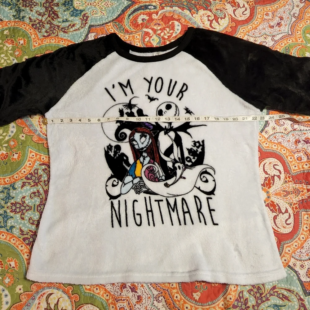 Disney Nightmare Before Christmas Sleepwear Top